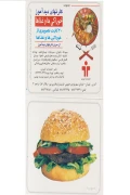 کارت‌های دیدآموز خوراکی‌ها و غذاها (آموزش)
