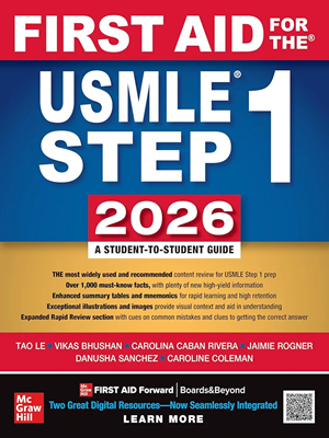 کتاب First Aid for the USMLE Step 1 2026
