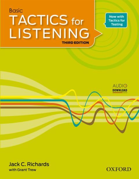 کتاب زبان انگلیسی tactics for listening basic third edition